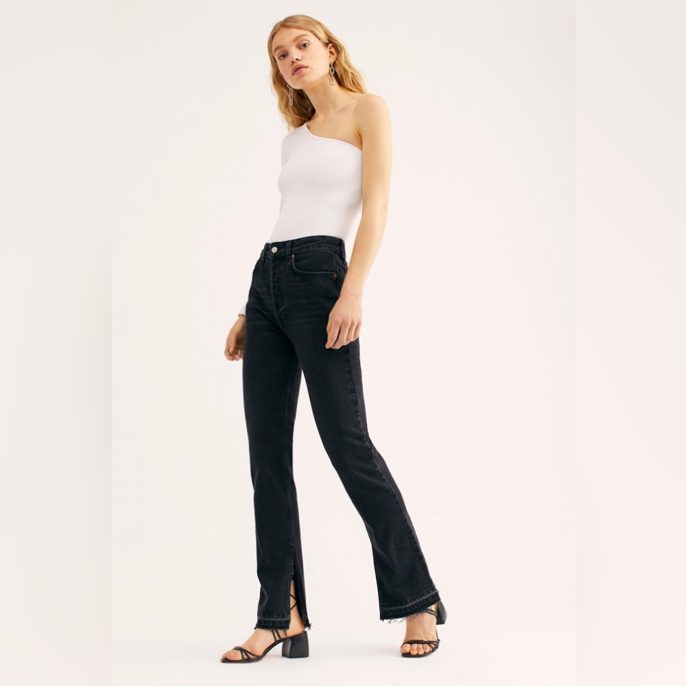 We The Free Emmy Bootcut Split Hem Jeans